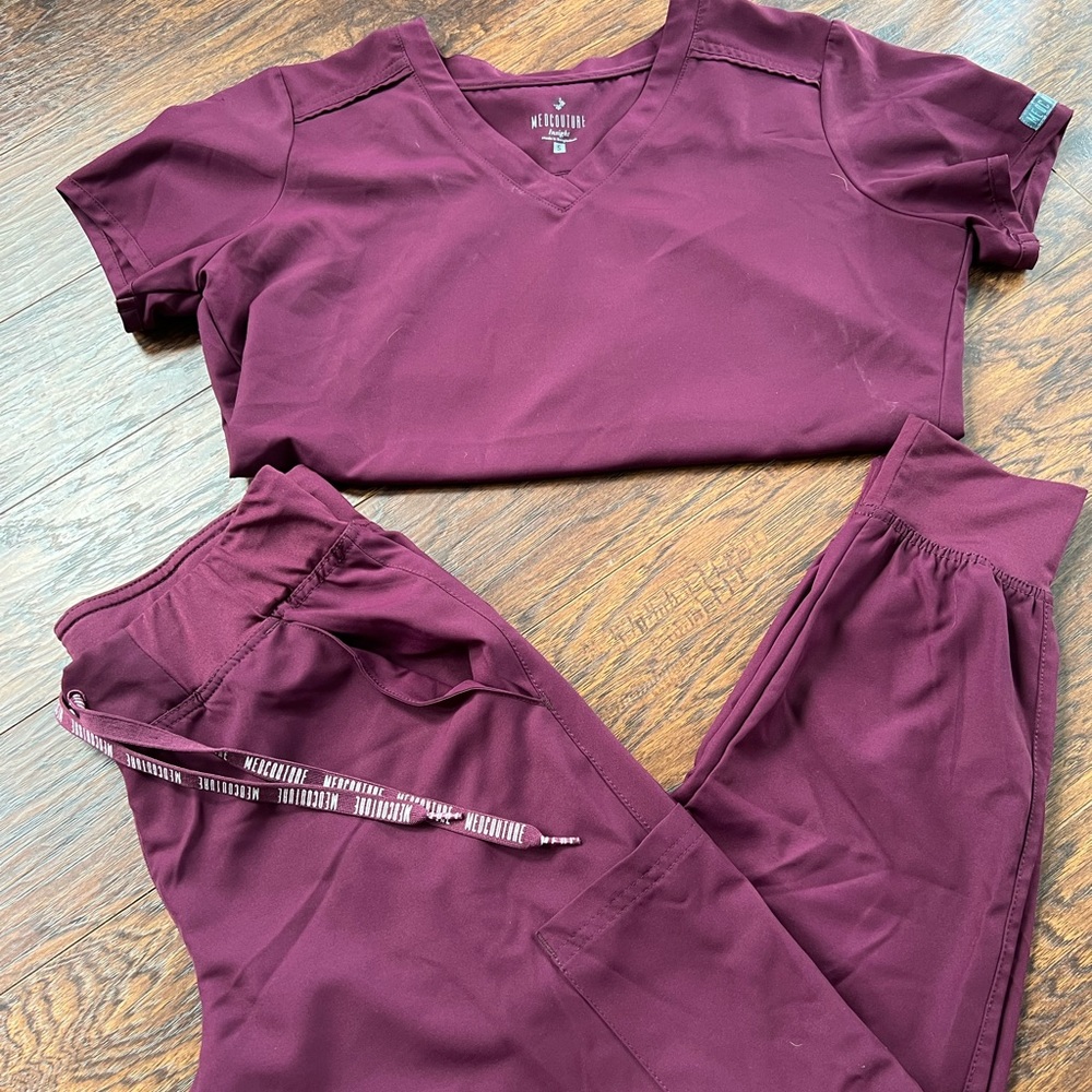 Purple Scrub set